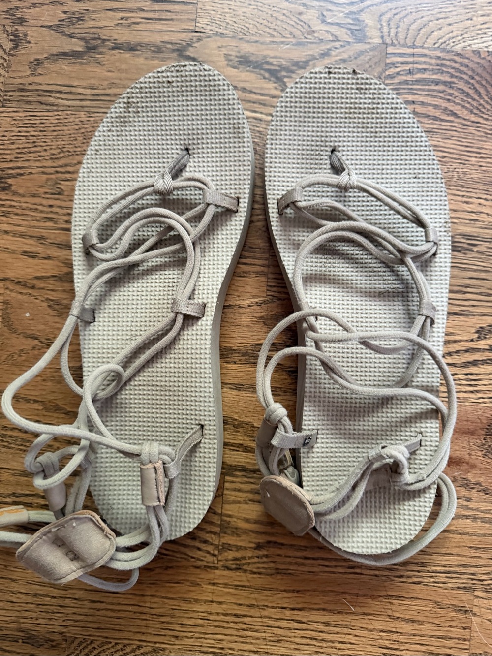 Teva Women's Lace-Up Neutral Beige Sandals